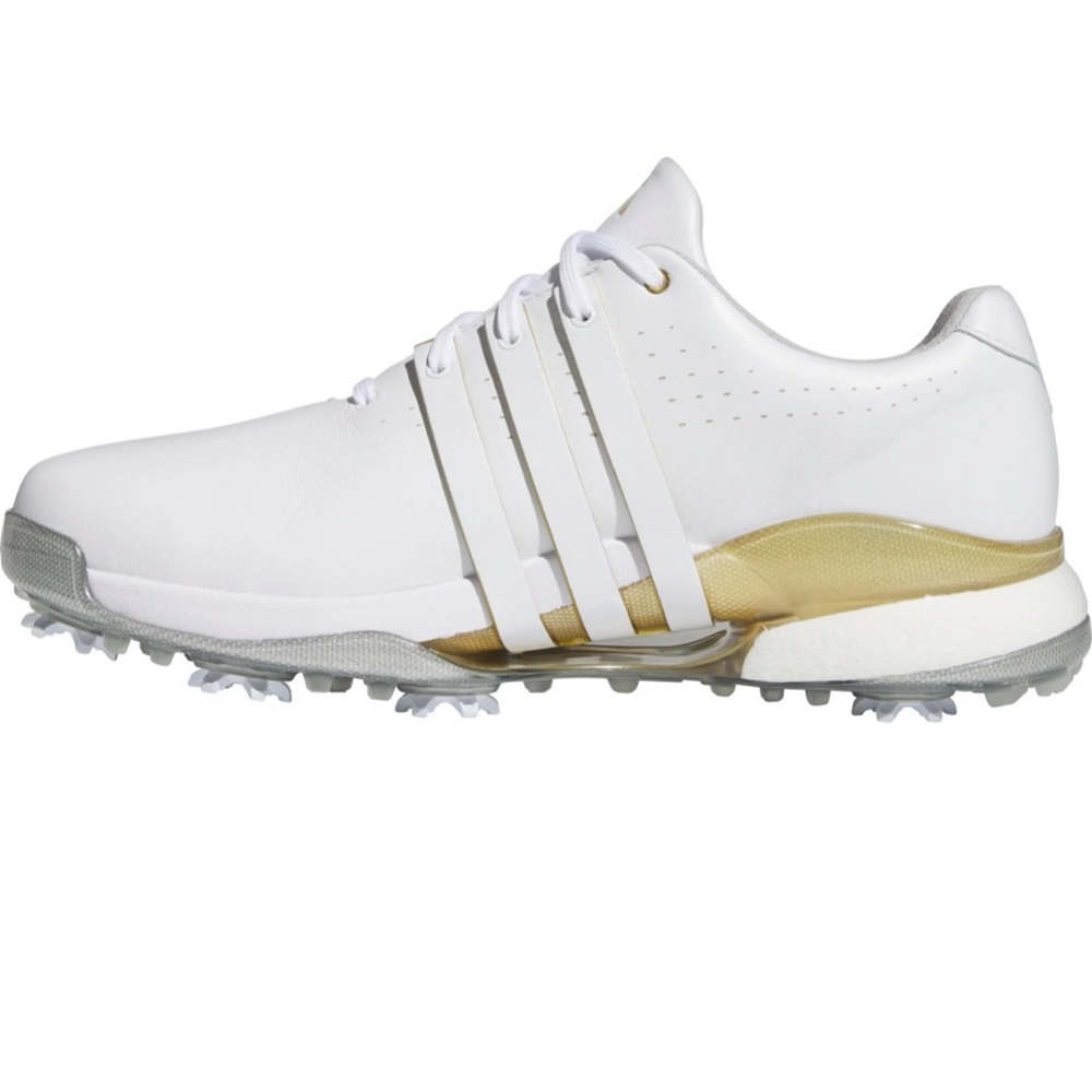 Adidas Tour 360 Men’s Golf Shoes-White and Gold-Size 11.5 NIB⛳️ - Picture 5 of 13